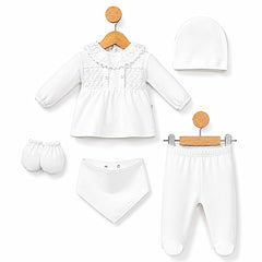 Pack naissance effet mtrouz classy girl 5 pcs velours