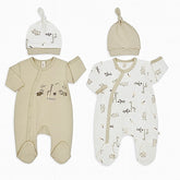 Pack de 2 Grenouillères matchy friends 2 bonnets