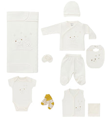 Coffret naissance 10 pcs Hi buddy coton