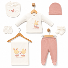 Coffret naissance Mon amour 7 pcs coton