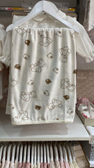 Couverture Big nounours coton 80x90 cm