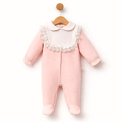 Grenouillère col effet mtrouz froufrou 1 pcs coton