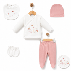 Pack naissance Follow me Pupples 5 pcs coton