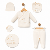 Pack naissance I love my mummy unisexe 5 pcs coton