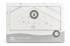 Parure de lit 3 pcs good night (lit de 60x120 cm) - Gris