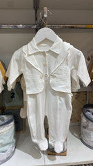 Grenouillère effet gilet classe baby boy 1 pcs