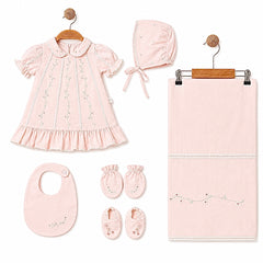 Pack naissance Robe été 6 pcs fleury Premium