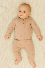 Tenue unie Bear avec poche coton Boy