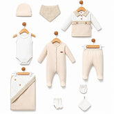 Coffret naissance boutons piqués classy boy 10 pcs coton