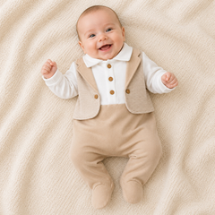Grenouillère classy boy mode gilet classy coton