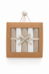Pack 5 serviettes ultra absorbantes coton 20x20 cm