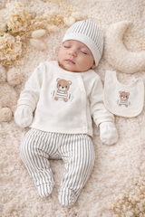 Coffret naissance nounours go 5 pcs coton