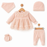 Pack naissance full froufrou 5 pcs velours