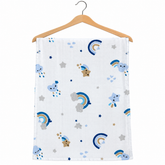 Draps lange Tribe nuage blue grey 75x85 cm