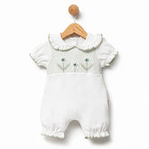 Barboteuse Trio fleurs 1 pcs coton