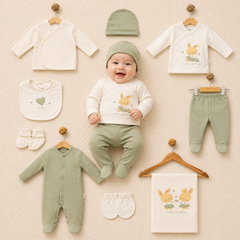 Coffret naissance mon Amour ❤️ 10 pcs coton