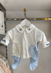 Pack naissance Baby Boy classy 5 pcs coton