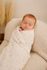 Drap en Mousseline leger Océan – 88x100 cm – 0m+