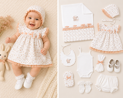 Coffret Robe été baby girl Premium 10 pcs