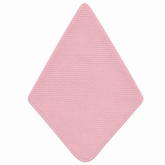 Couverture unie rose coton 80x90 cm