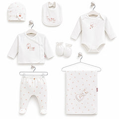 Pack naissance Love Bunny 7 pcs coton