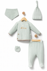 Pack naissance Tchou tchou le train 5 pcs coton