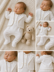 Grenouillère effet gilet classe baby boy 1 pcs
