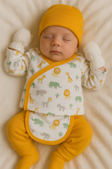 Pack naissance Jungle unisexe 5 pcs coton