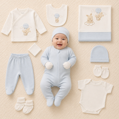 Coffre naissance lapinou fly boy 10 pcs coton