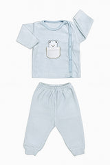 Pyjama nounours on the pocket velours 2 pcs