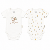 Pack de 2 bodies demi manches my Little Flower