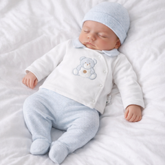 Pack naissance nounours Happy 5 pcs coton