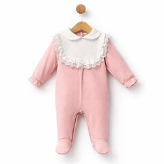 Grenouillère col effet mtrouz froufrou 1 pcs coton