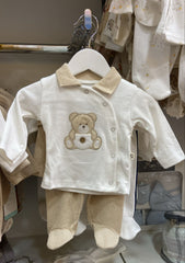 Pack naissance nounours Happy 5 pcs coton