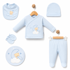 Pack naissance nounours sleep well 5 pcs coton