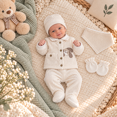 Pack naissance Hello Doggy 5 pcs velours