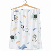 Draps lange Hello Animals 75x85 cm