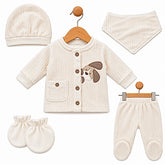 Pack naissance Hello Doggy 5 pcs velours