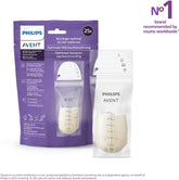Sachets de conservation lait maternel 180 ML - 25 pcs- Philips Avent