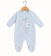 Grenouillère Bbln nounours helping 1 pcs velours
