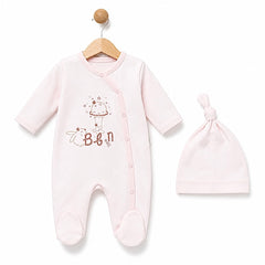 Grenouillère BBN cutie 1 bonnet coton
