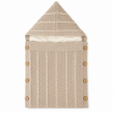 Nid d'ange en tricot molletonné K6010 - Beige