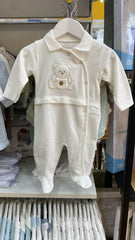 Grenouillère nounours Happy 1 pcs coton