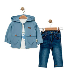 Tenue veste pull jean Let's Just GO