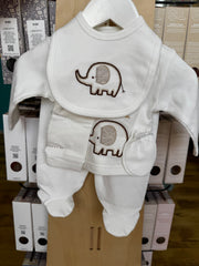 Pack naissance I love mum 5 pcs coton unisexe