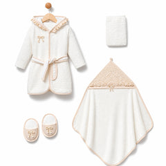 Coffret sortie de bain jolie nœud 4 pcs