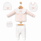 Pack naissance multi nœuds classy girl 5 pcs coton