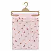 Couverture multi fleury a points coton 80x90 cm