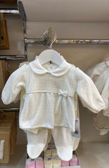 Pack naissance jolie fleur sur côté velours 5 pcs