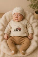 Pack naissance let's road 5 psc coton